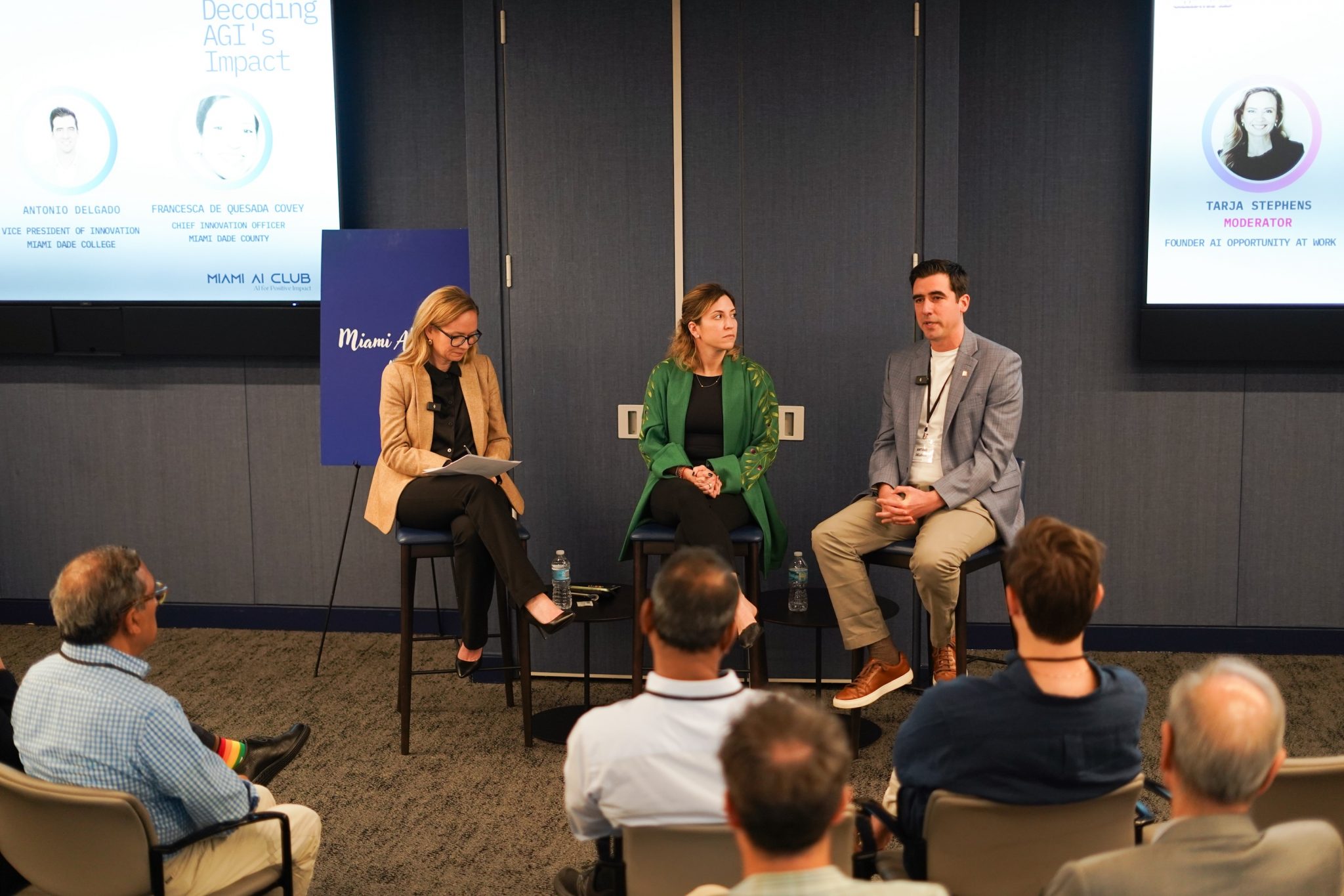 Panel discussion at Miami AI Club